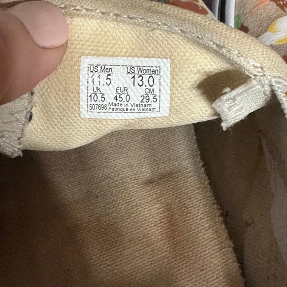 Vans Classic Slip On Desert Roadrunner Cactus Print Sneakers Mens 11.5 Womens 13 - Picture 9 of 9